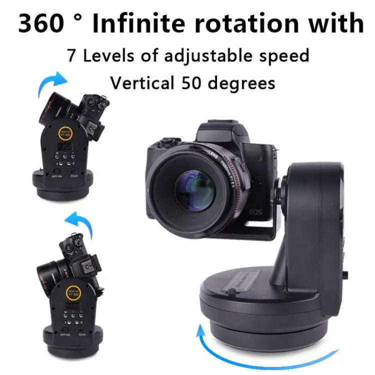Desiontal YT-800 Cell Phone Camera Remote Control Gimbal 360 Rotation Panoramic Shooting Stabiliz...