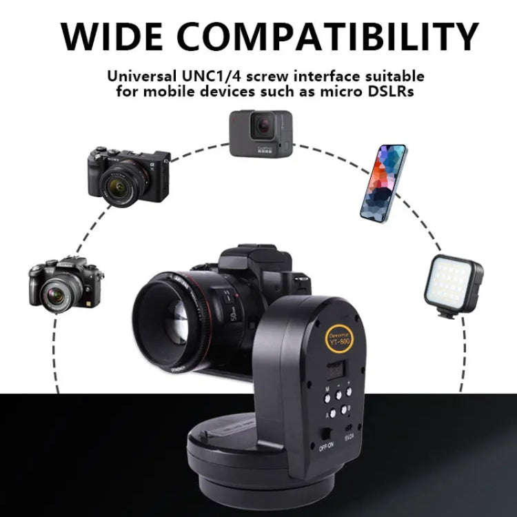 Desiontal YT-800 Cell Phone Camera Remote Control Gimbal 360 Rotation Panoramic Shooting Stabiliz...