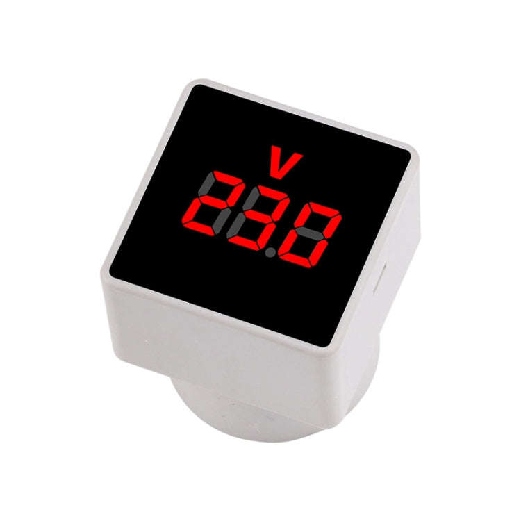 SINOTIMER V-PL Square Insert Type Household Digital AC Voltmeter EU Plug