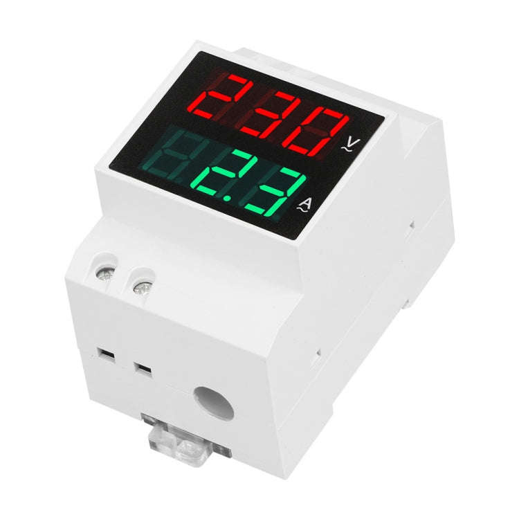 SINOTIMER SDM003-T 3 Digits DIN Rail Single-Phase AC Household Dual Display Voltage And Current M...