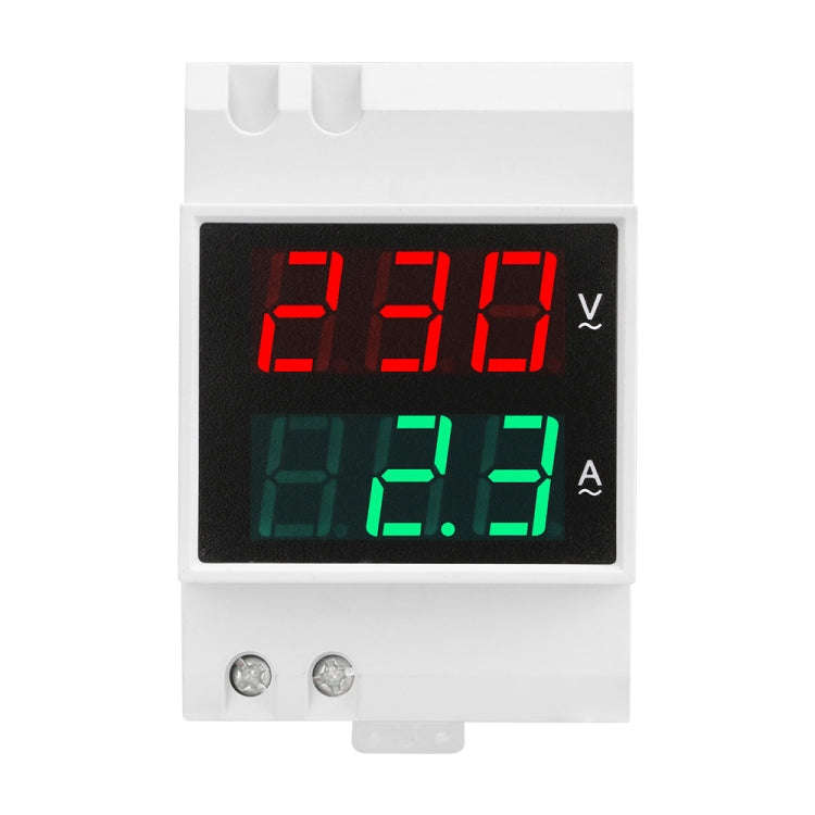 SINOTIMER SDM003-T 3 Digits DIN Rail Single-Phase AC Household Dual Display Voltage And Current M...