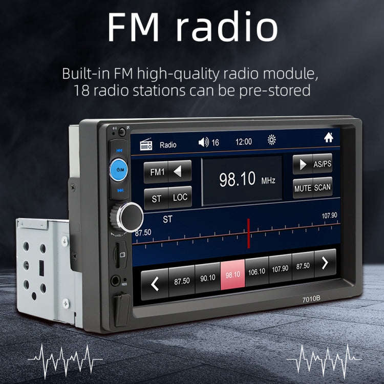 Car Universal Touch Screen MP5 Player Rear View Portable Bluetooth Radio