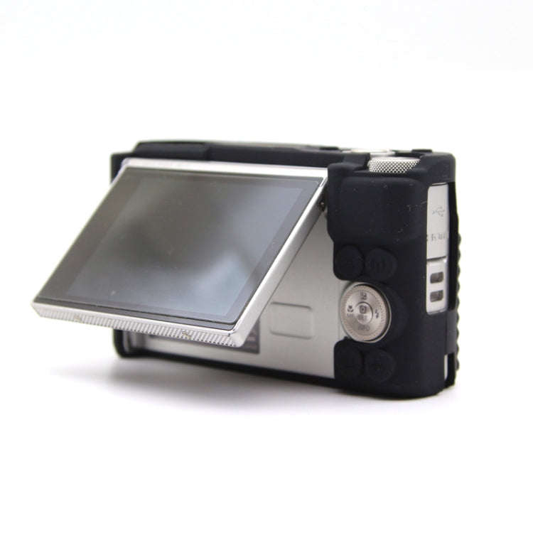 For Canon SX730/SX740 Soft Silicone Protective Case, Color: Black