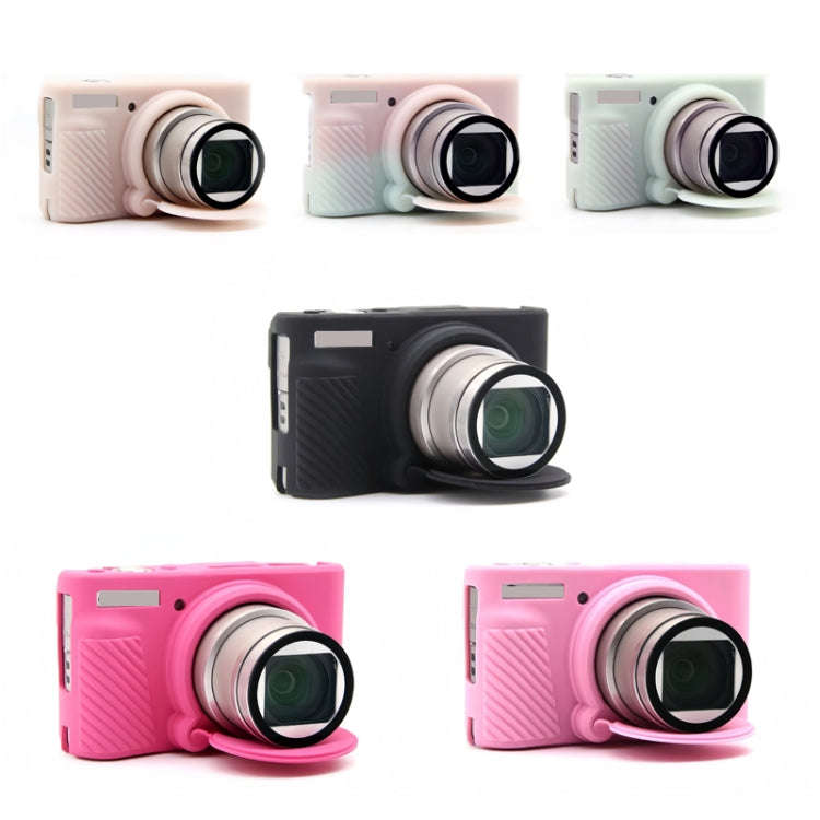 For Canon SX730/SX740 Soft Silicone Protective Case, Color: Rose Red