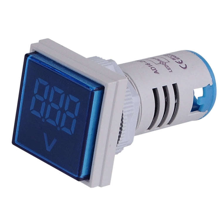 SINOTIMER ST17V AC Voltage Signal Indicator 22mm Square LED Digital Display Voltage Head AC 60-50...