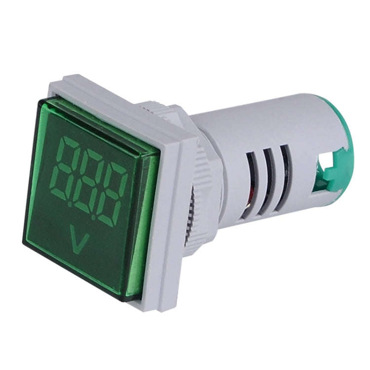SINOTIMER ST17V AC Voltage Signal Indicator 22mm Square LED Digital Display Voltage Head AC 60-50...