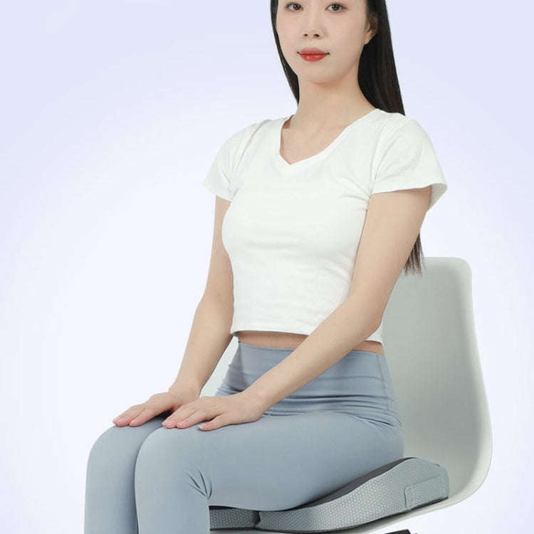 BEWALKER Foldable Travel Seat Cushion Memory Foam Breathable Chair Cushion(Black)