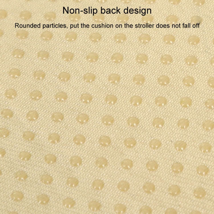 Baby Stroller Safety Cushion Cotton Cushion Baby Dining Chair Pad(Blue)