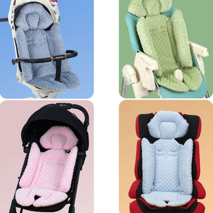 Baby Stroller Safety Cushion Cotton Cushion Baby Dining Chair Pad(Blue)