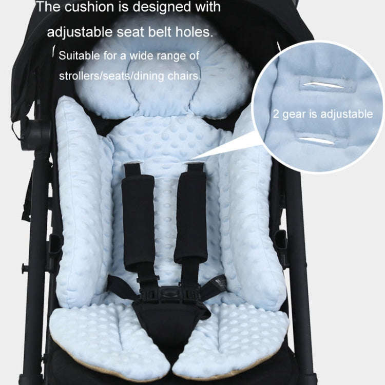 Baby Stroller Safety Cushion Cotton Cushion Baby Dining Chair Pad(Blue)