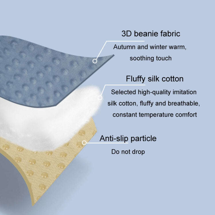 Baby Stroller Safety Cushion Cotton Cushion Baby Dining Chair Pad(Blue)