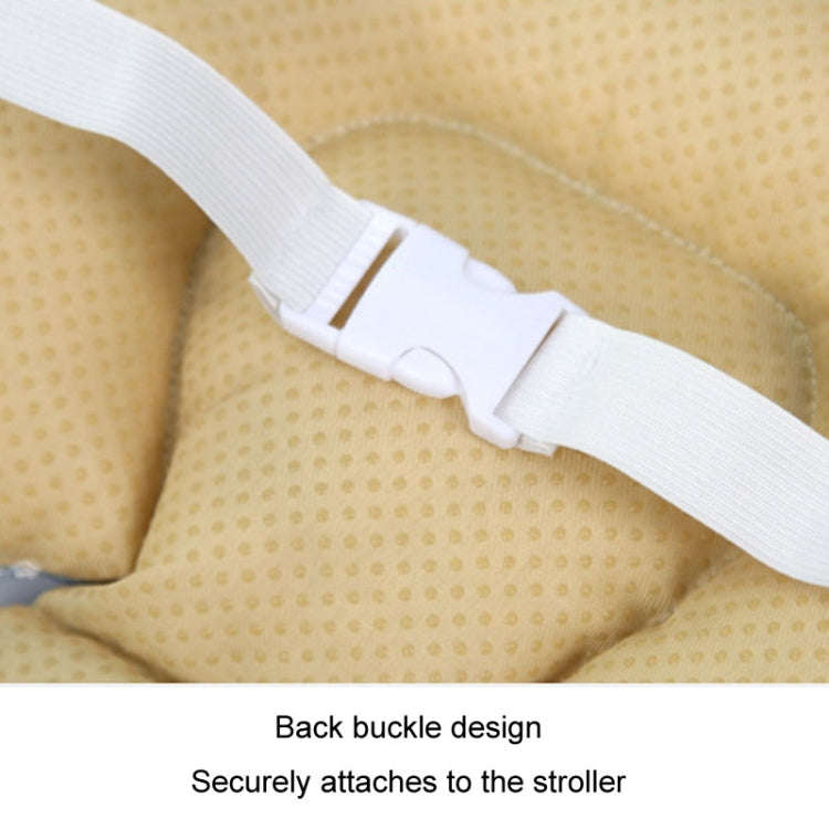 Baby Stroller Safety Cushion Cotton Cushion Baby Dining Chair Pad(Gray)