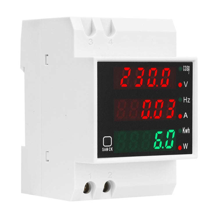 SINOTIMER SDM006 Din Rail AC Voltage Current Frequency Power Electricity Multi-Function Detection...