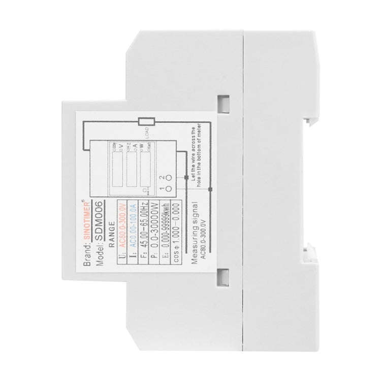 SINOTIMER SDM006 Din Rail AC Voltage Current Frequency Power Electricity Multi-Function Detection...