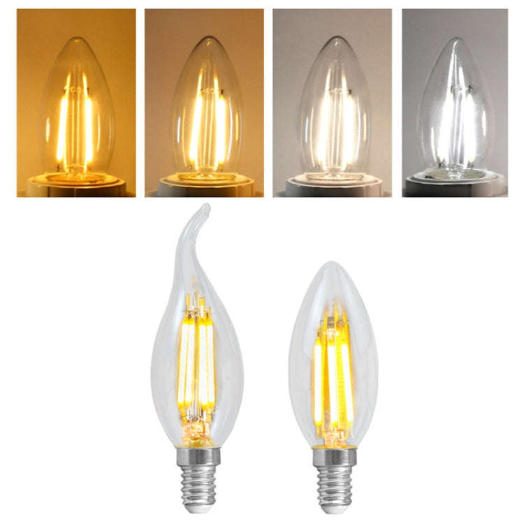 C35 Constant Current Flicker-free LED Highlight Retro Chandelier Lights, Power: Sharp Bulbs E14-6...