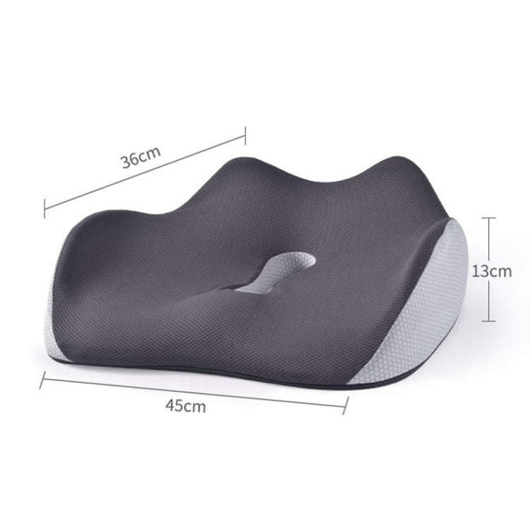 BEWALKER Slow Rebound Memory Foam Cushion Thickened Breathable Office Chair Seat Pad(Navy)