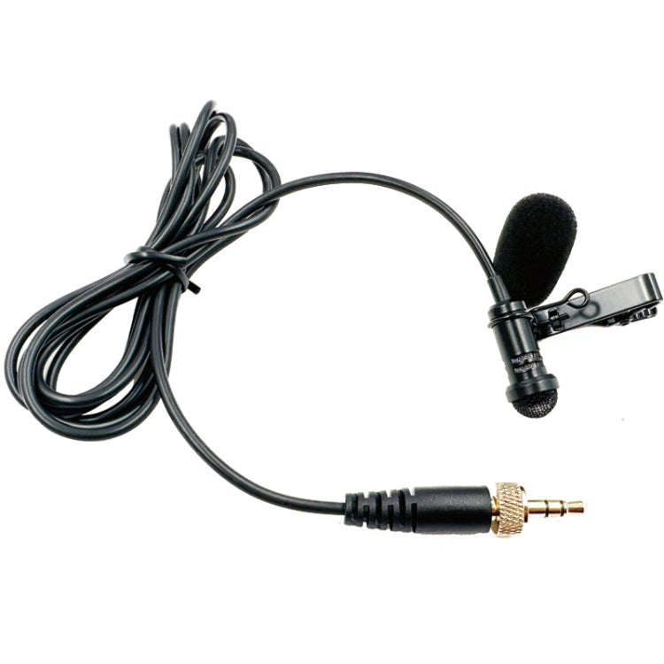 3.5mm Straight Internal Thread Plug Wireless Transmitting Lavalier Microphone, Length: 1.5m(Rabbi...