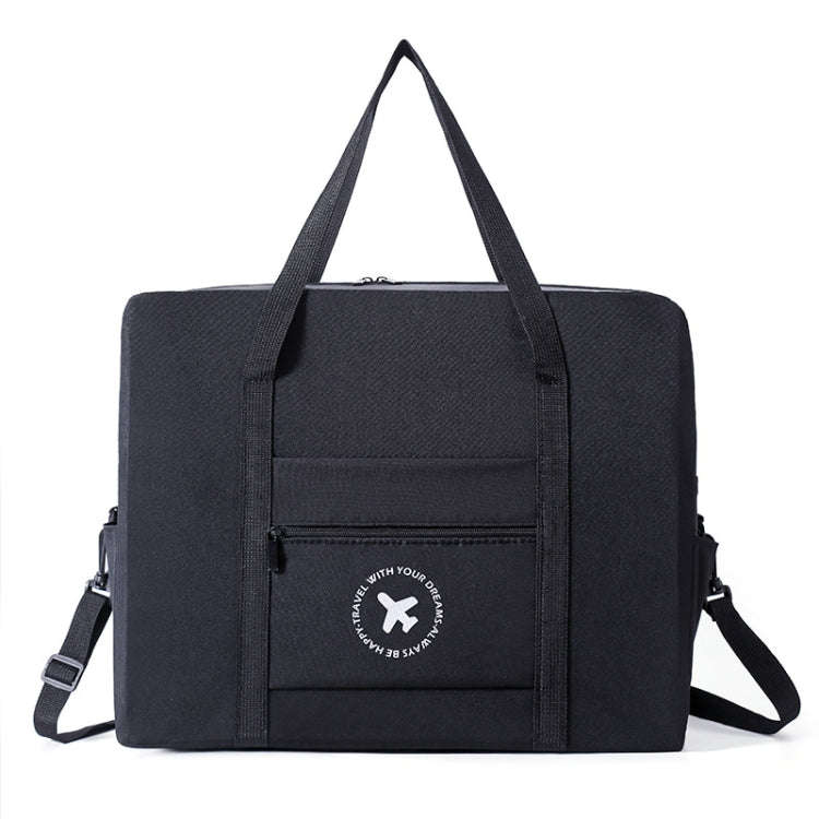 Foldable Travel Bag Shoulder Bag Airplane Suitcase For Camping Hiking, Size: Small Gray