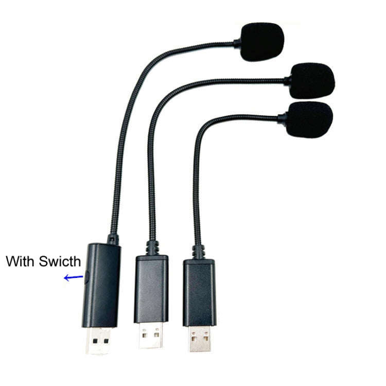 4.0x255mm With Switch USB Direct Plug Computer Live Video Conference Microphone