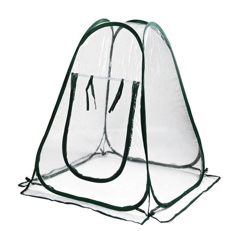 Transparent Foldable Greenhouse Cover Gardening Plant Flower Sunshine Room 70  x 70 x 80cm