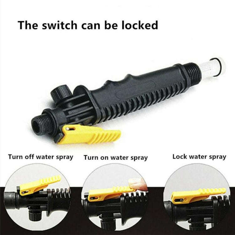 Car Wash Brush Head Soft Bristle Long Handle Brush Spray Foam Bottle Set(3 In 1)