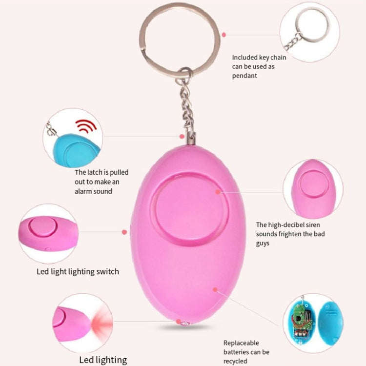 LED Flashing Alarm Anti Loss And Wolfproof Device Women Defense Emergency Caller(Pink)