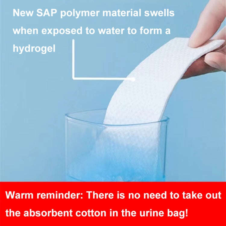 4pcs /Pack Car Disposable Emergency Rapid Coagulation Urine Bag Traffic Jam Pee Bag(13x27cm)