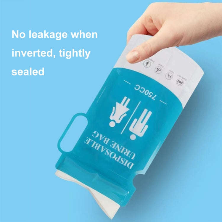 4pcs /Pack Car Disposable Emergency Rapid Coagulation Urine Bag Traffic Jam Pee Bag(13x27cm)