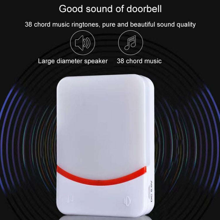 CMF1188-11 USB Power Home Wireless Doorbell Remote Control Intelligent Flashing Doorbell Caller
