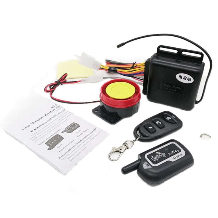 Two-Way Dual Remote Control Vibration Motorcycle Anti-Theft Device(YL-B011)