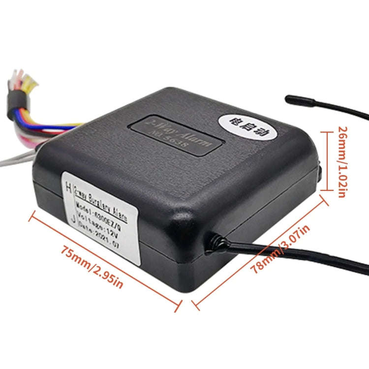 Two-Way Dual Remote Control Vibration Motorcycle Anti-Theft Device(YL-B011)