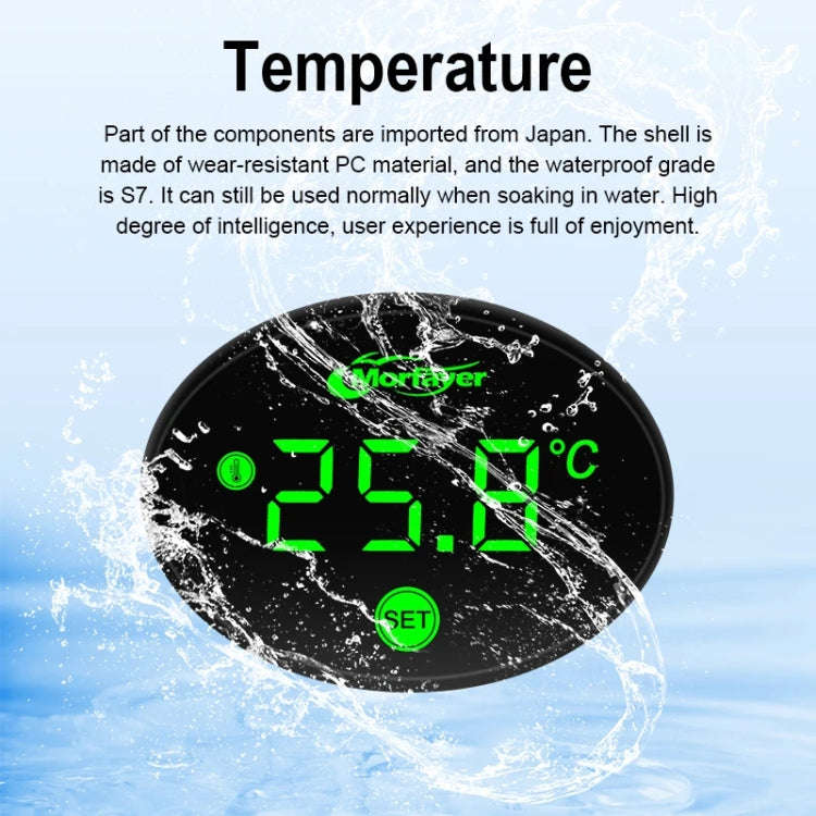 Morfayer Locomotive Multi-function Voltmeter, Green, Specification: 4 in 1 With 7 Color Aperture