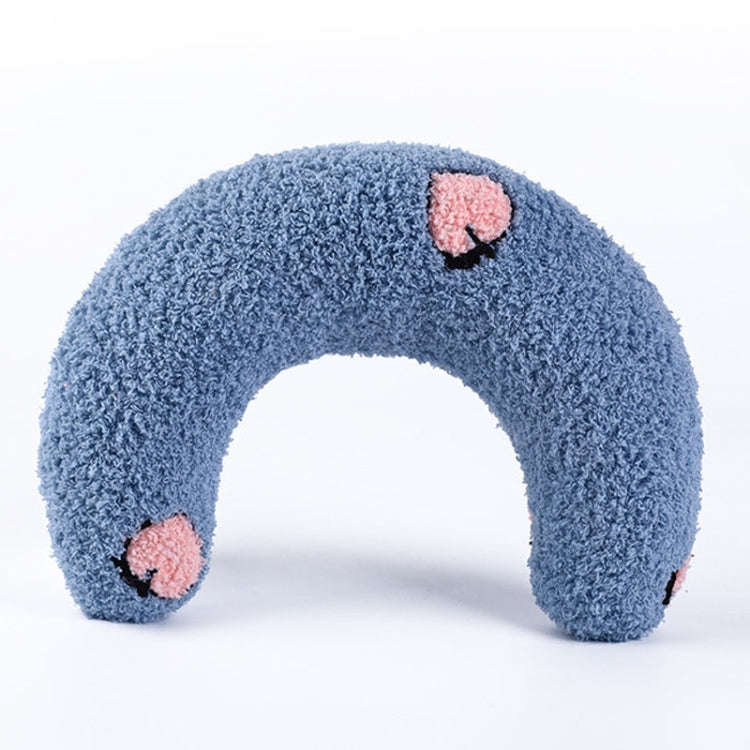 U-Shaped Pillow For Cats Pet Dog Sleeping Pillow Cushion(Blue)