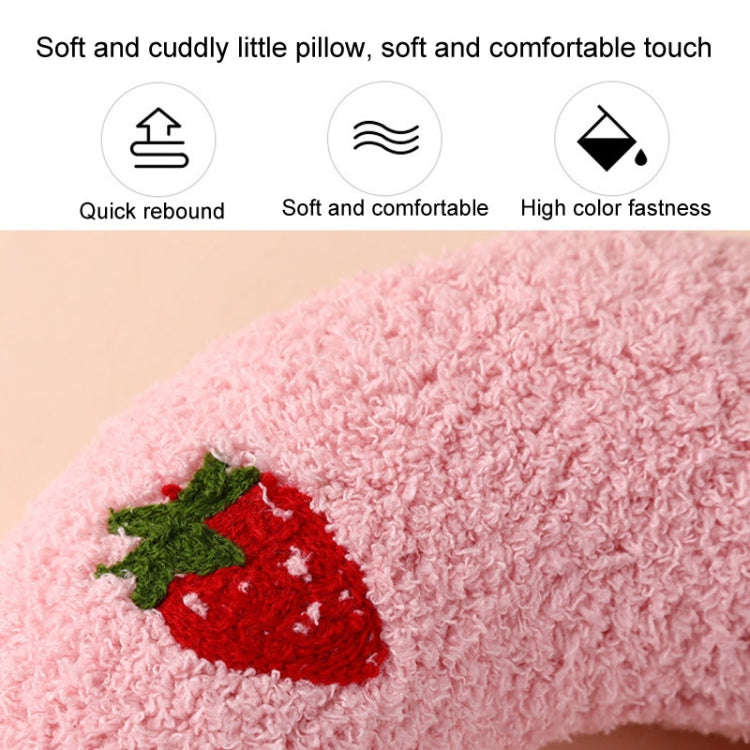 U-Shaped Pillow For Cats Pet Dog Sleeping Pillow Cushion(Pink)
