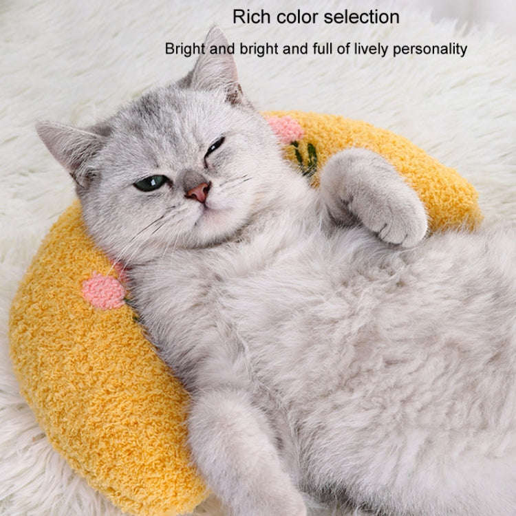 U-Shaped Pillow For Cats Pet Dog Sleeping Pillow Cushion(Blue)