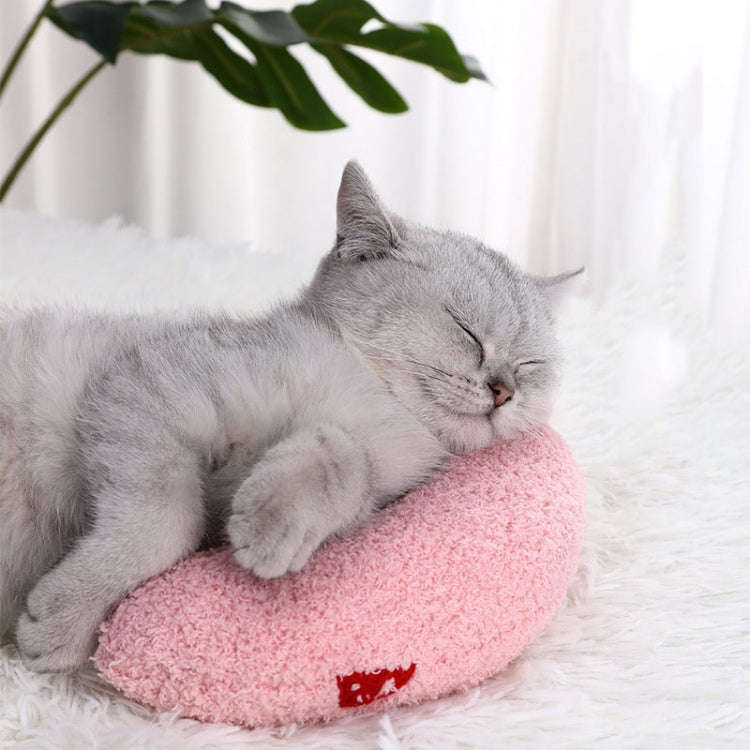 U-Shaped Pillow For Cats Pet Dog Sleeping Pillow Cushion(Blue)