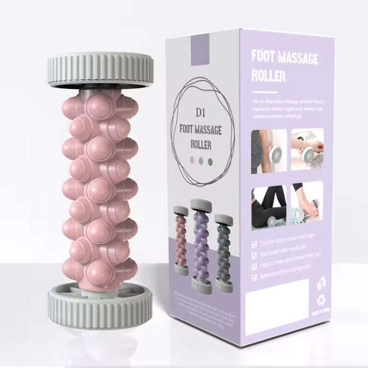 Foot Massage Roller Home Fitness Muscle Relaxation Plantar Fascia Rod(Pink)