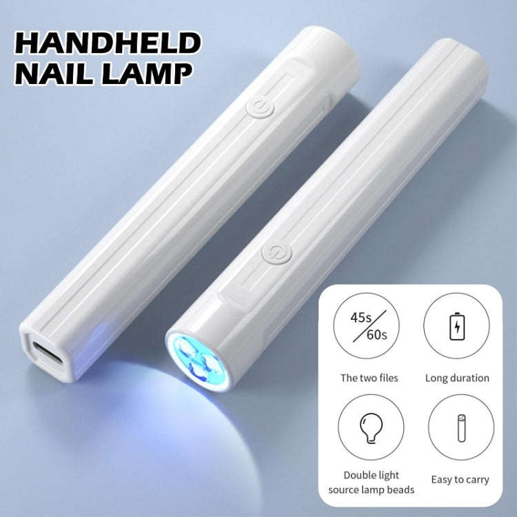 Small Portable Handheld Nail Polish Light Therapy Machine, Model: Rechargeable