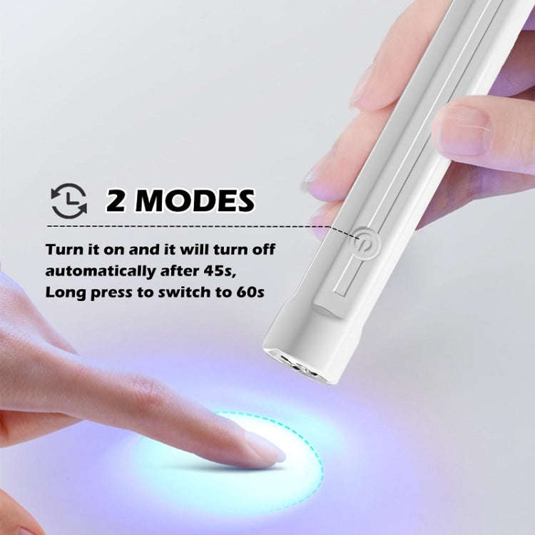 Small Portable Handheld Nail Polish Light Therapy Machine, Model: Plug-in