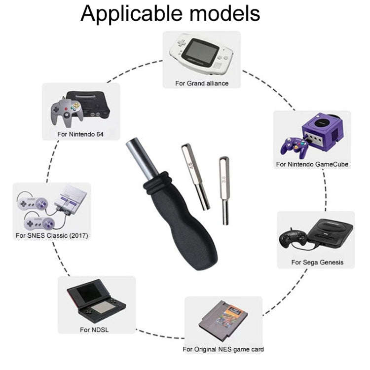 For N64/NGC/SFC Game Console Disassembly Hardware Tools Screwdriver Accessories, Model: 3.8mm+4.5...
