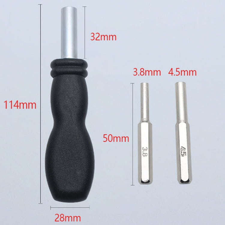 For N64/NGC/SFC Game Console Disassembly Hardware Tools Screwdriver Accessories, Model: 3.8mm+4.5...