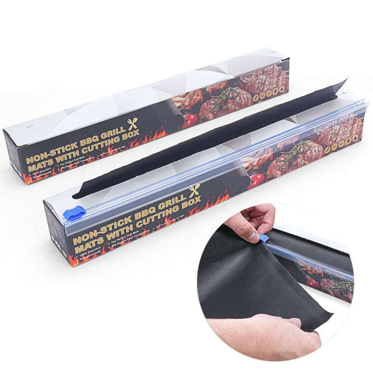 1m Non-Stick Freely Cuttable Grill Mat For Gas, Charcoal or Electric Grills