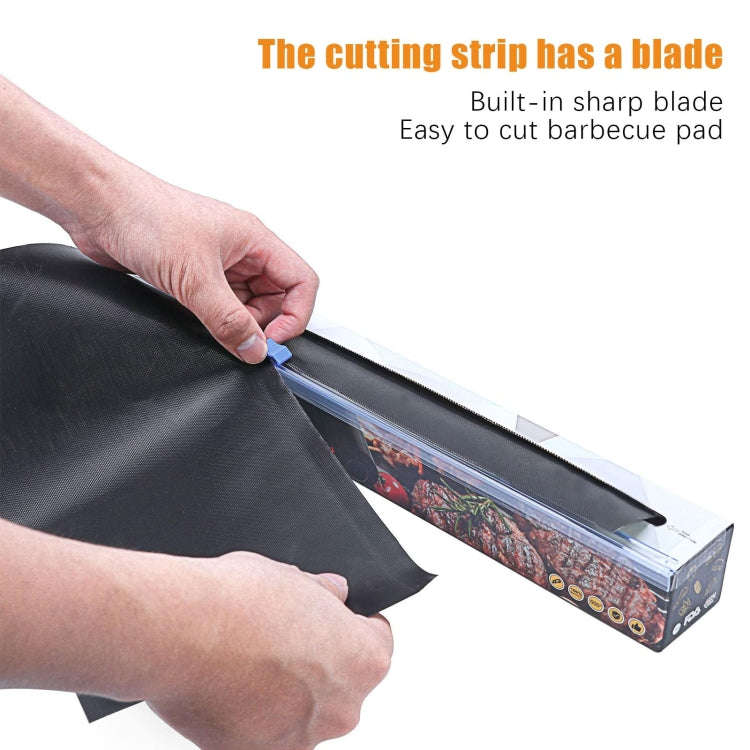 1m Non-Stick Freely Cuttable Grill Mat For Gas, Charcoal or Electric Grills