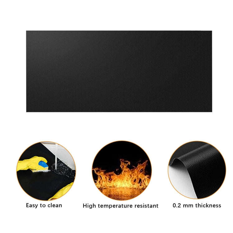 1m Non-Stick Freely Cuttable Grill Mat For Gas, Charcoal or Electric Grills
