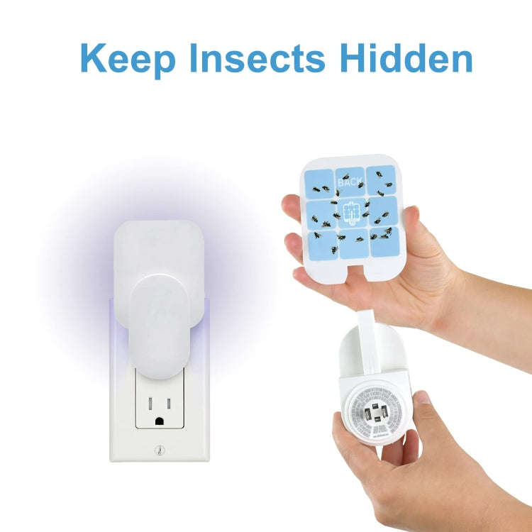 20pcs /Pack Replacement Glue Card for Plug-in Indoor Insect Trap Refills Glue Boards