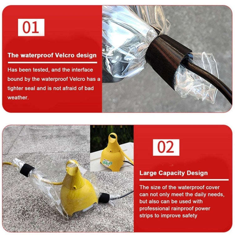Battery Car Charger Plug Plate Rain Cover, Specification: For Power Strip