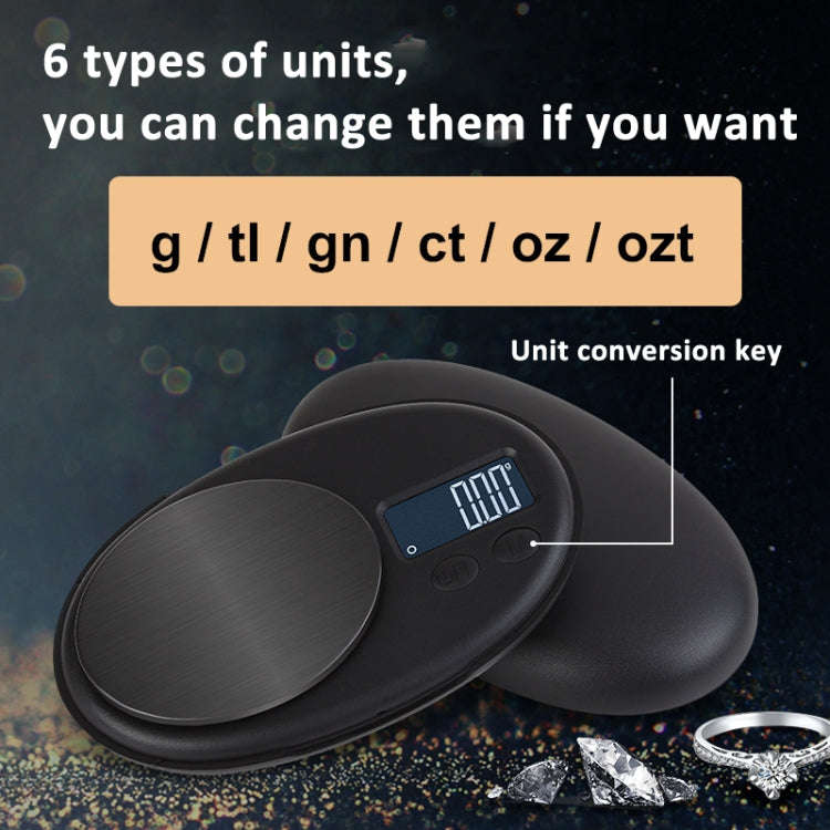 Charging Model 200g/0.01g  Mini Digital Scale Jewelry Tea Weighing Tool