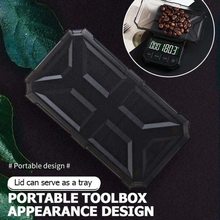 Battery Model 2kg/0.1g Portable Toolbox Digital Scale Jewelry Weighing Tool with Timing