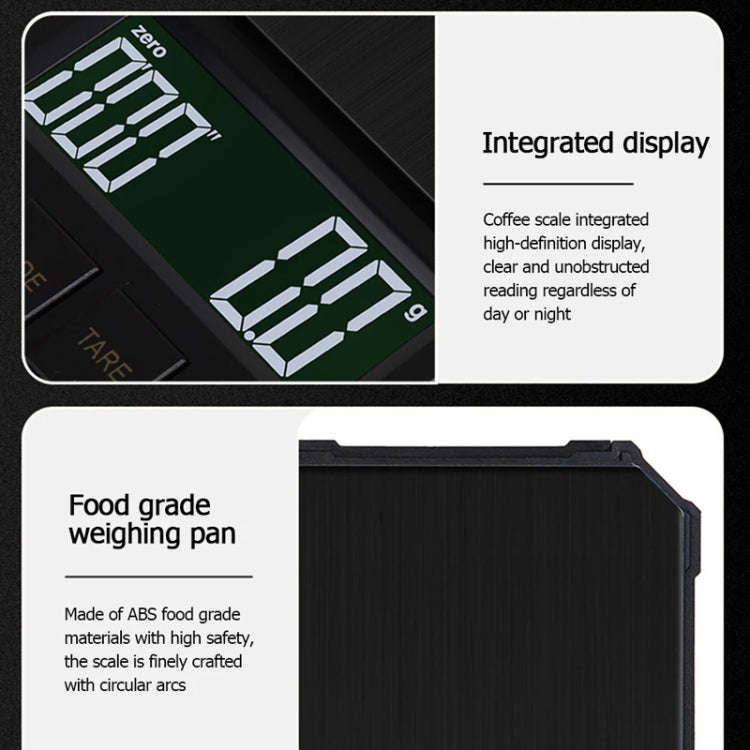 Battery Model 2kg/0.1g Portable Toolbox Digital Scale Jewelry Weighing Tool with Timing