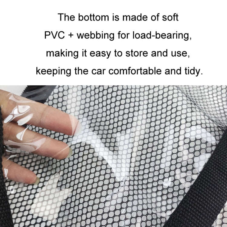 SUV Ceiling Storage Net Car Roof Mesh Storage Bag Suitable For 3-handle Models, Specification: Tr...
